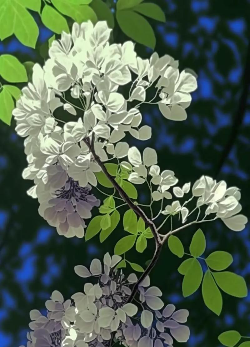 国槐树开花的奇妙过程（从开花样子到生长习性）