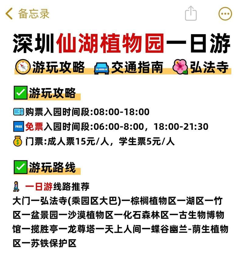 仙湖植物园的具体位置在哪里？参观仙湖植物园需要注意什么？