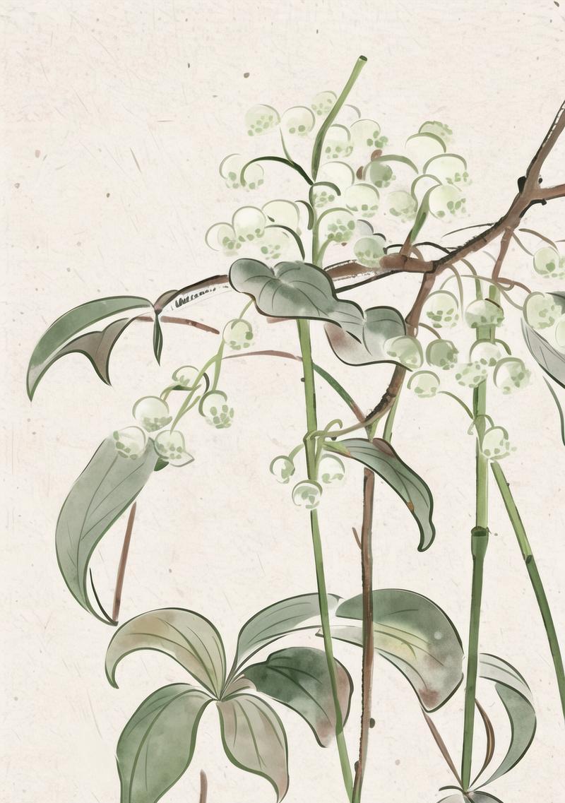 白花枝的花语代表什么？