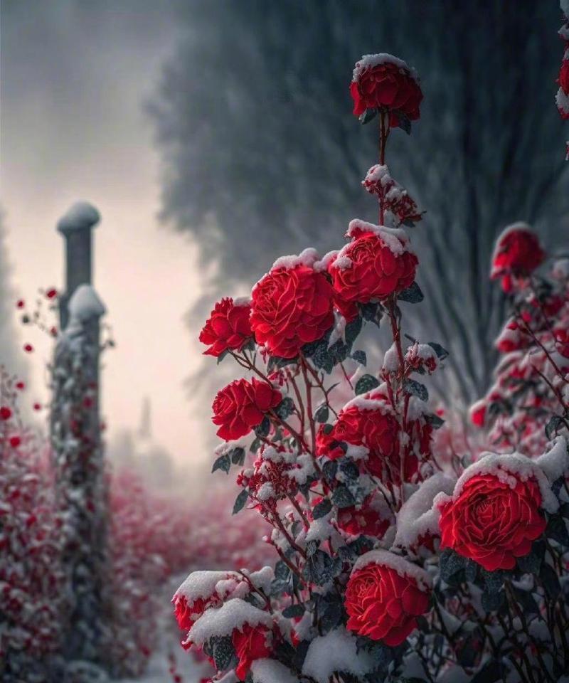 雪地玫瑰花的含义是什么？女朋友送这种花有何深意？