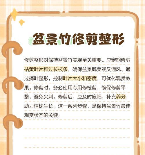 普通竹子的养护方法是什么？如何防止病虫害？